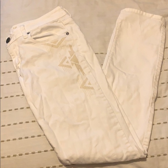 American Eagle Outfitters Denim - American Eagle Outfitters White Skinny Jeans